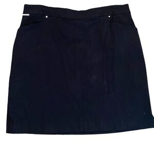 Black Skort pull on
